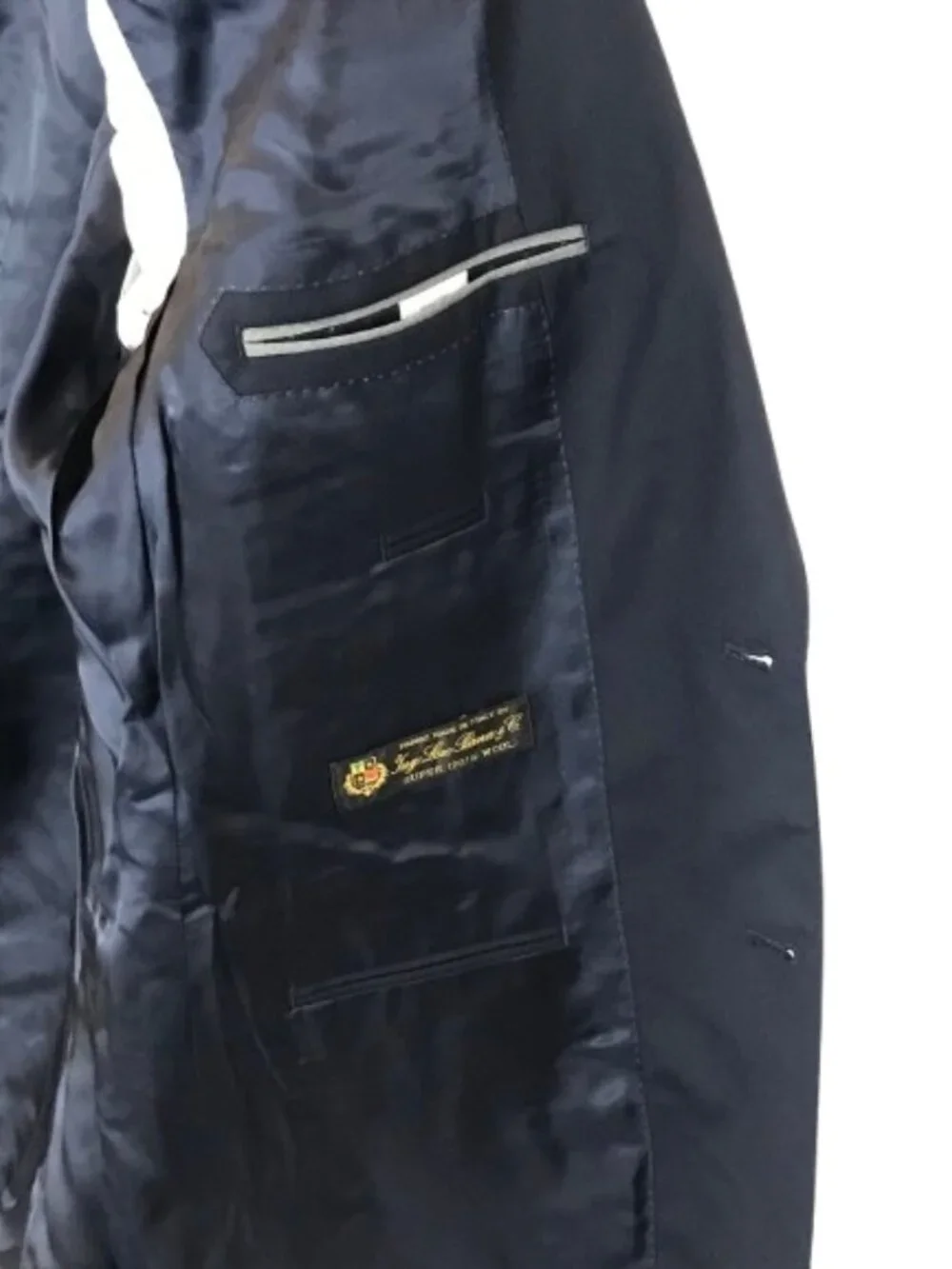 NWT J. Crew Size 42 REGULAR 42R Navy Loro Piana Ludlow Classic Suit Jacket AS IS